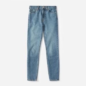 EVERLANE high rise skinny slim light blue jeans size 24 regular